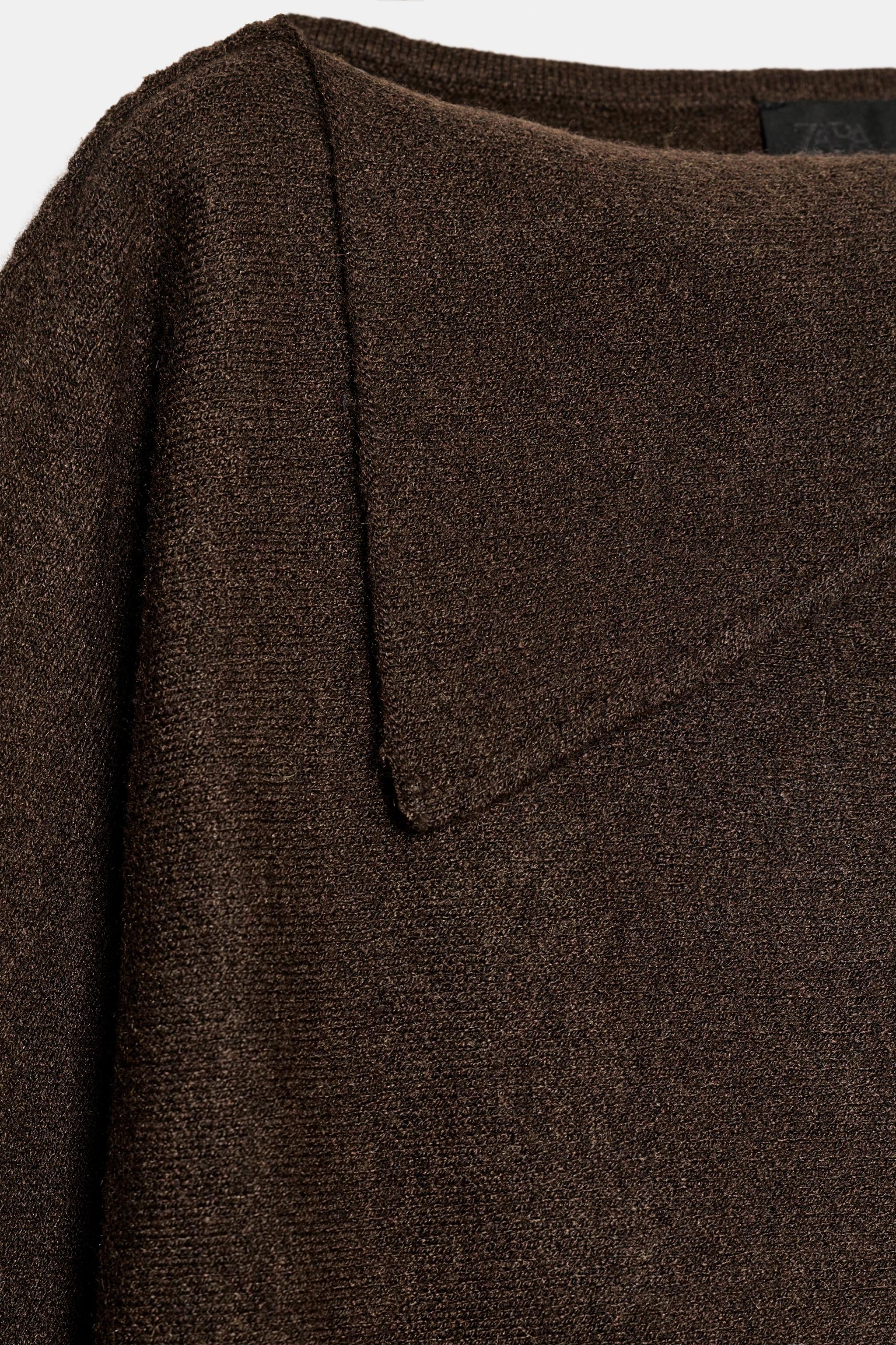 LAPEL COLLAR KNIT JUMPER